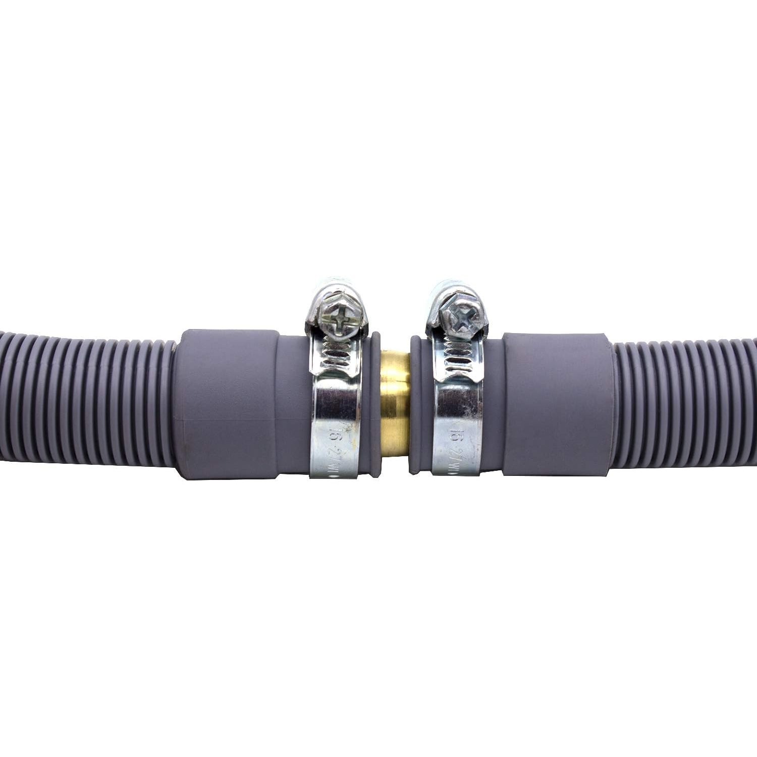 Extendible Drain Hose Set with Brass Connector and Clamps: image 7