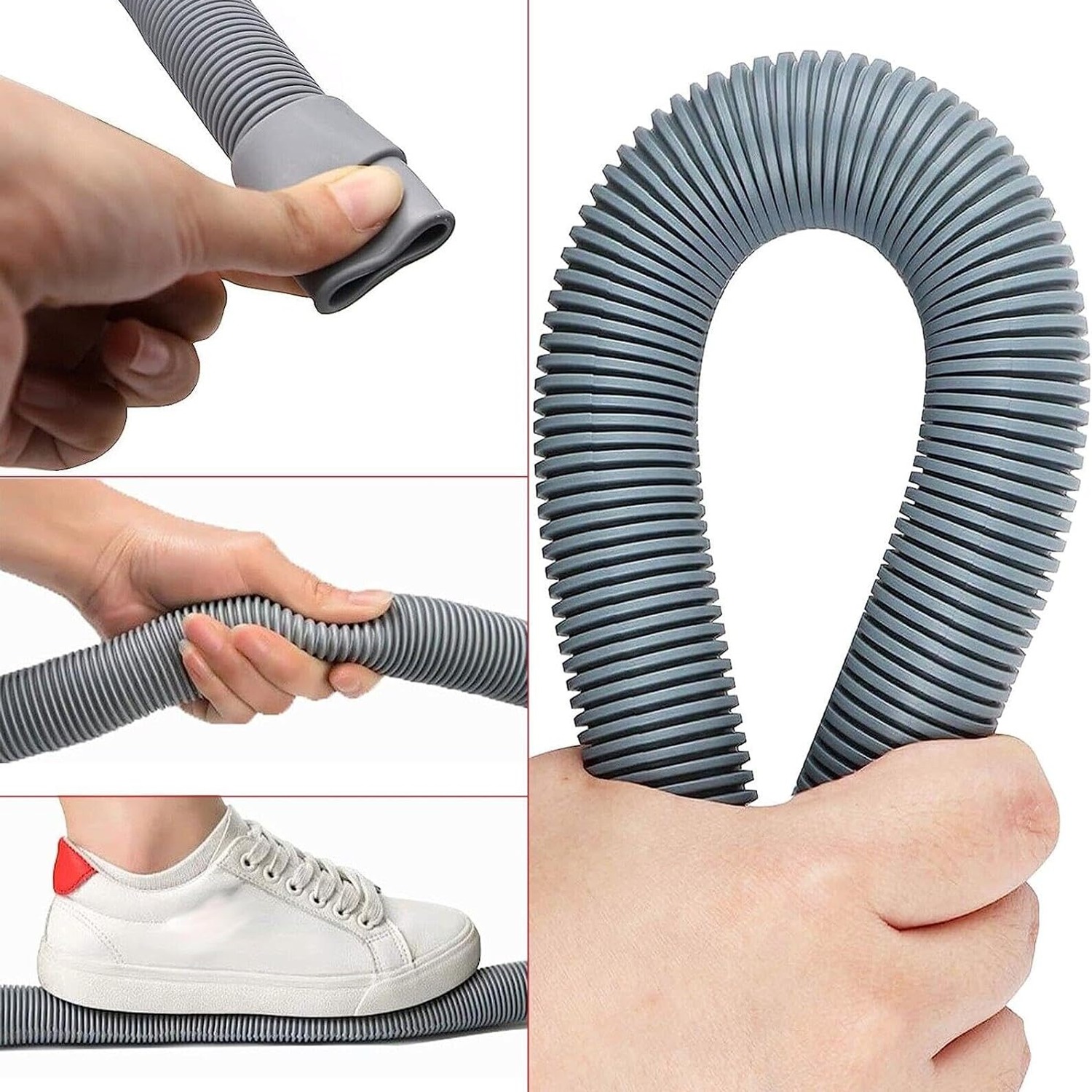 2.5m Universal Washing Machine Drain Hose with Right Angle End: image 3