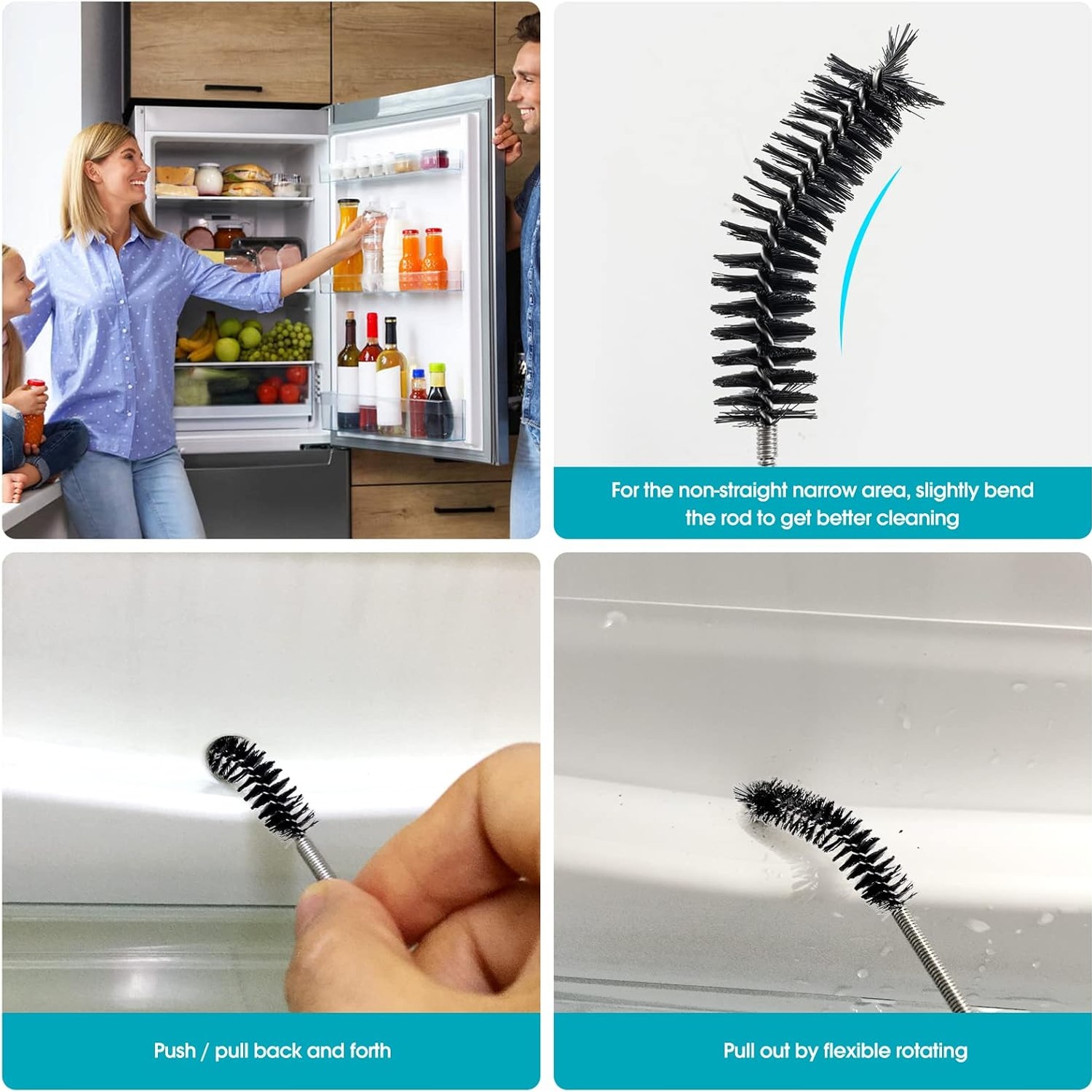 Double Ended Drain Brush 170cm: image 3
