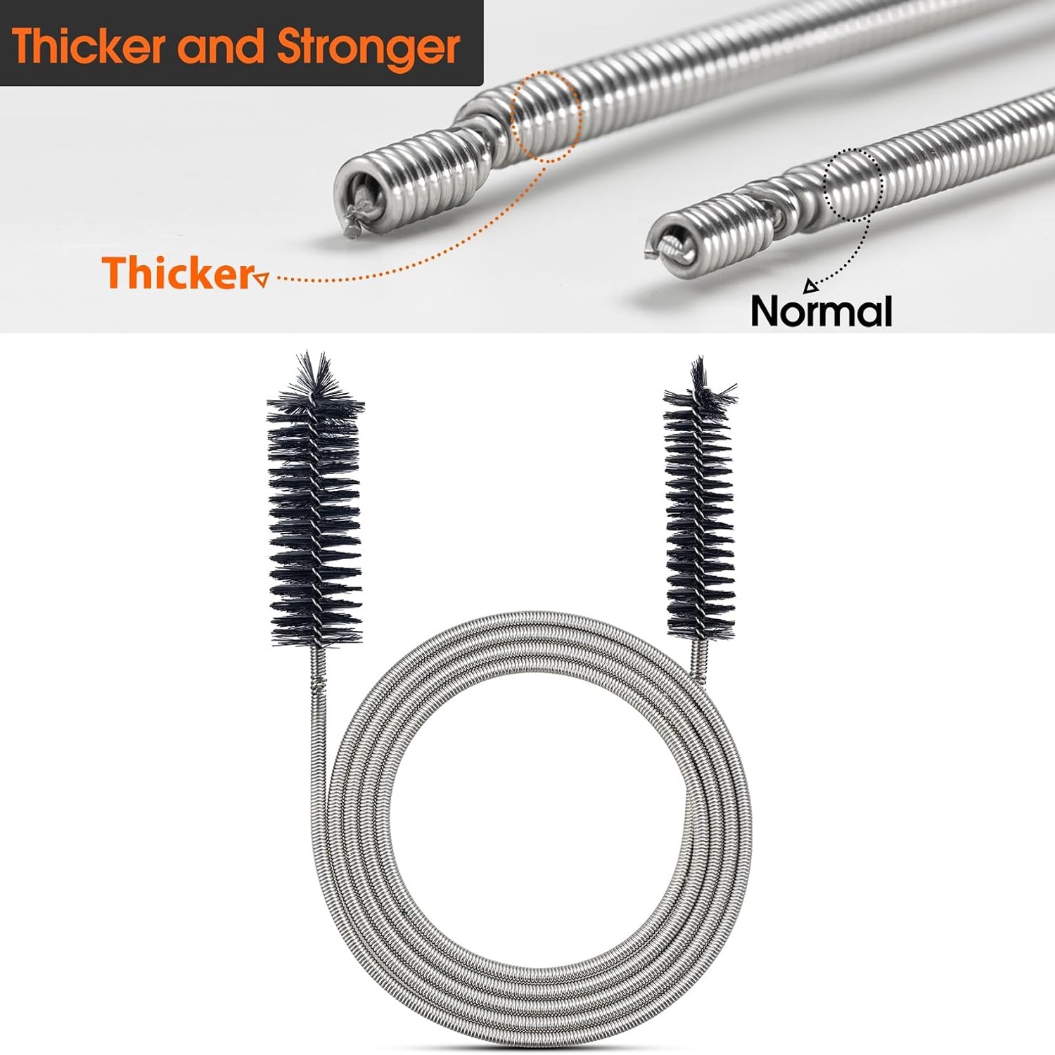 Double Ended Drain Brush 170cm: image 6