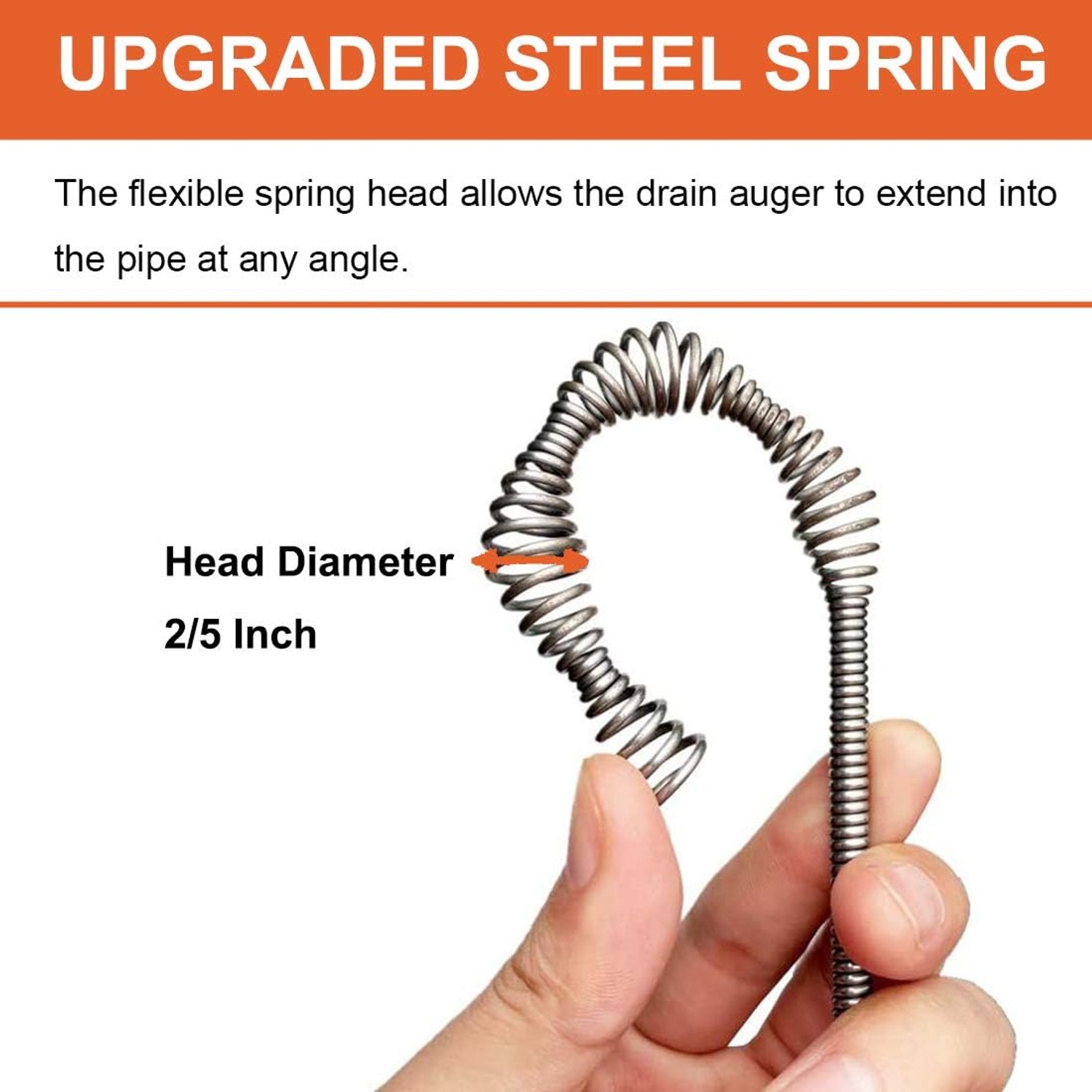 7.6m Drain Auger with Drill Adapter: image 5