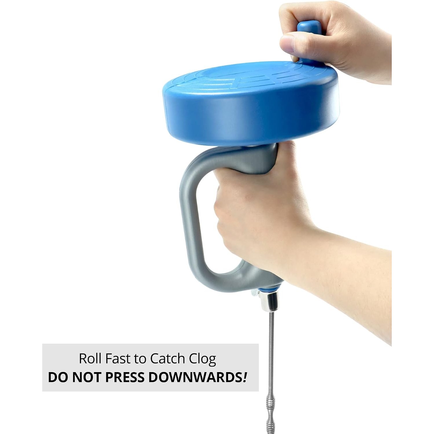 10m Manual Drain Auger with Hand Crank: image 5