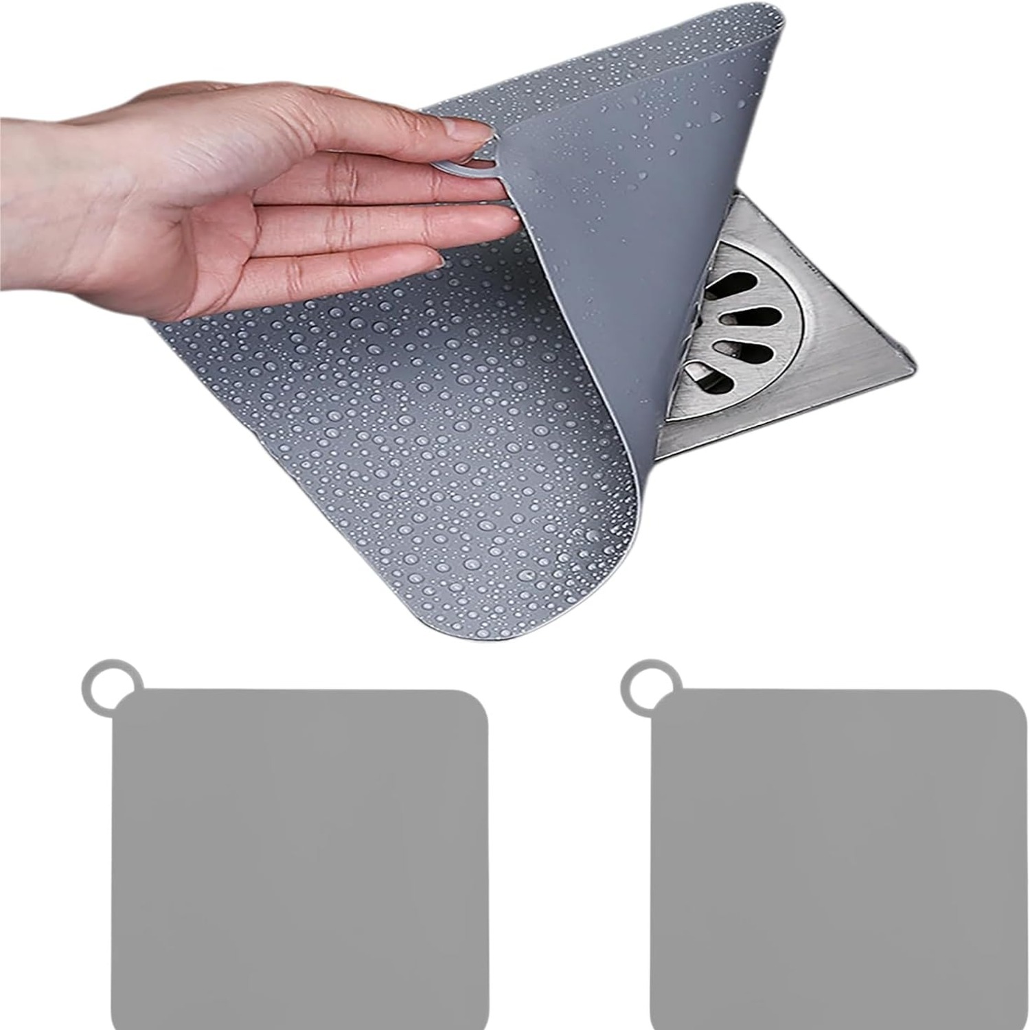 Silicone Floor Trap Cover 20cm, 2 Pack
