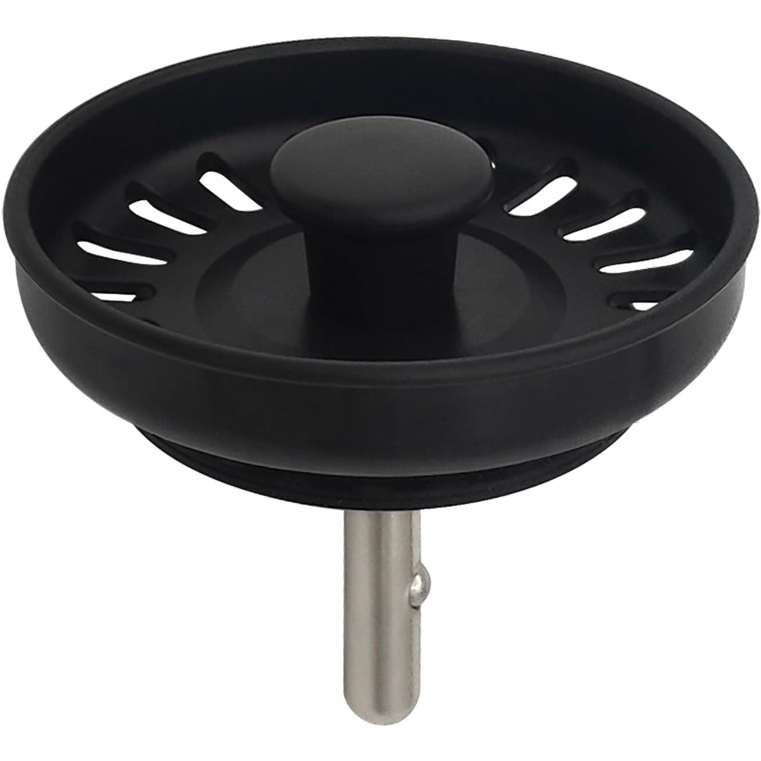 Black Sink Basket Strainer and Stopper