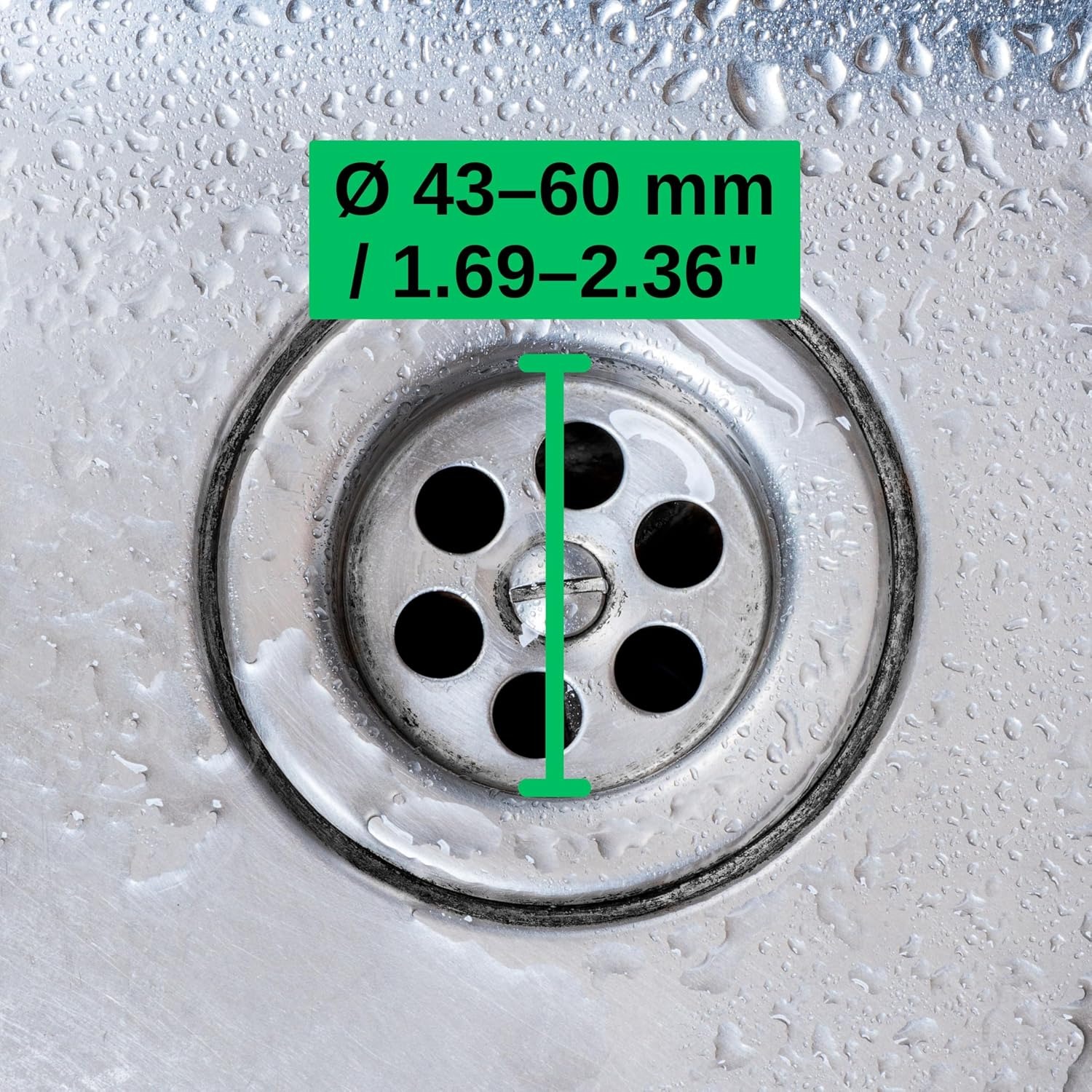 Fine Mesh Drain Strainer 70mm (3 Pack): image 3