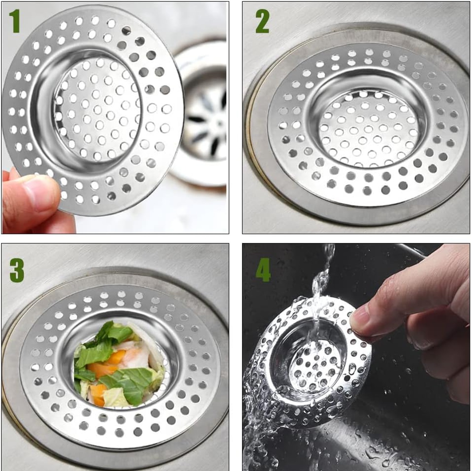 Mesh Sink Strainer 75mm 2 Pack: image 3