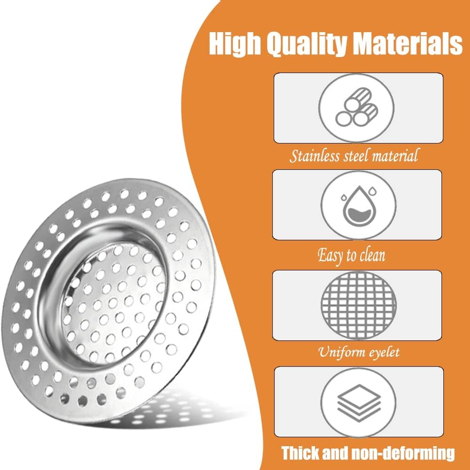 Mesh Sink Strainer 75mm 2 Pack: image 5