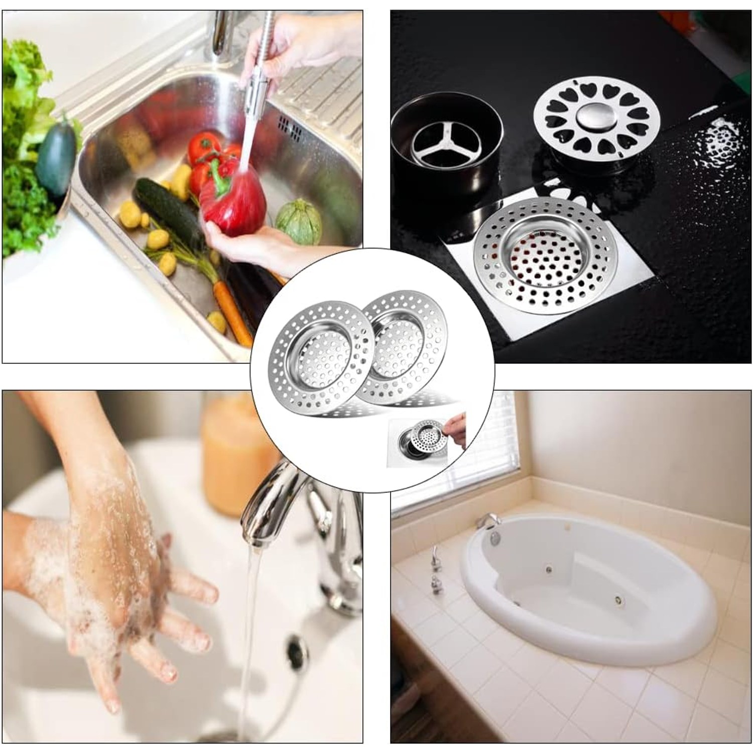 Mesh Sink Strainer 75mm 2 Pack: image 7