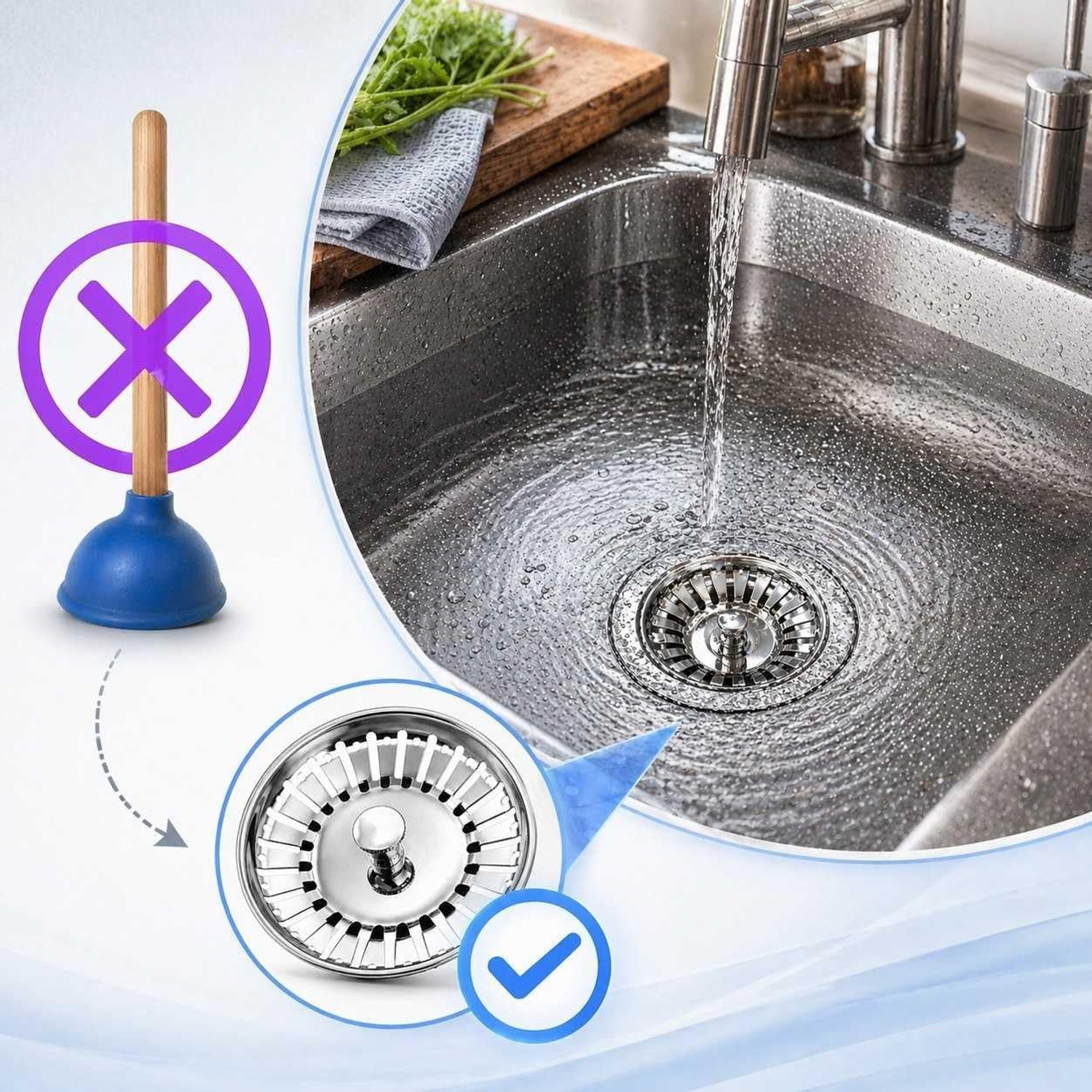 83mm Pop Up Sink Strainer Plug: image 6