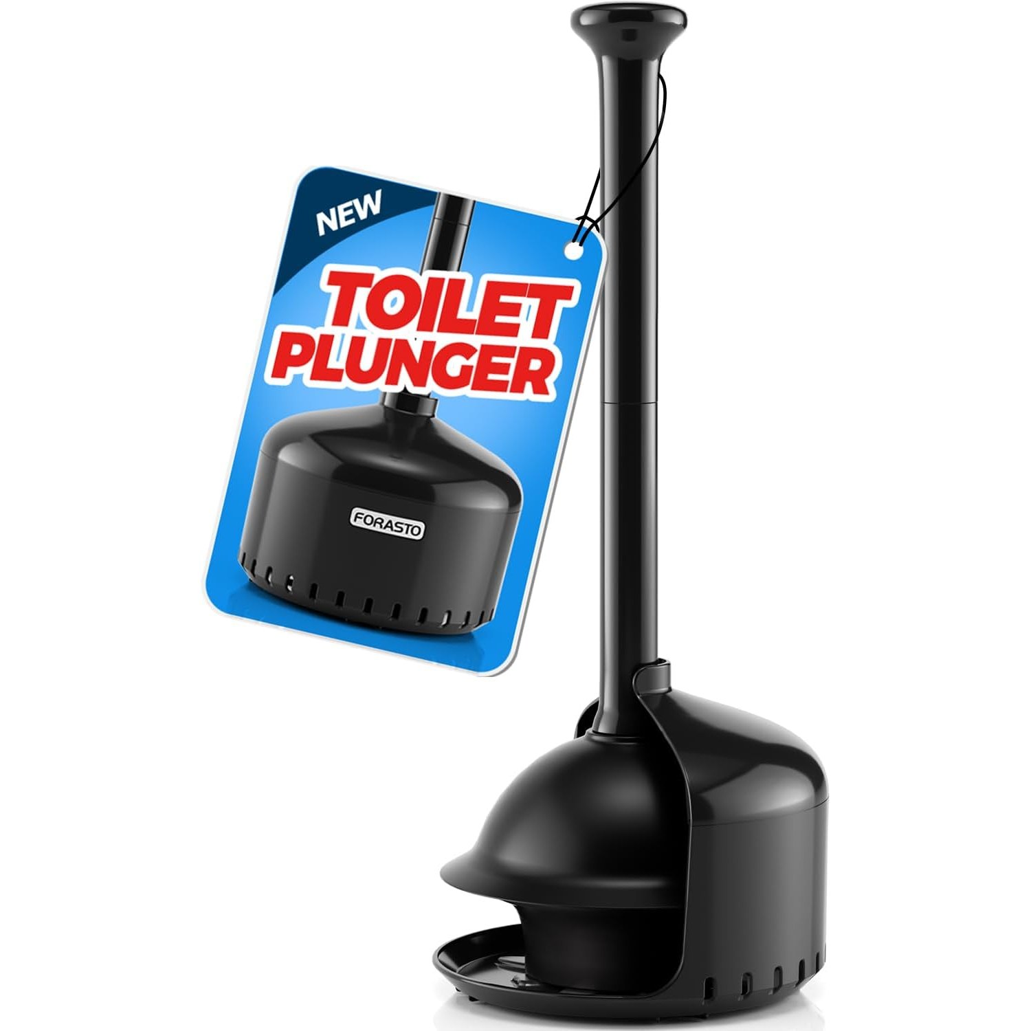 Toilet Plunger with Holder