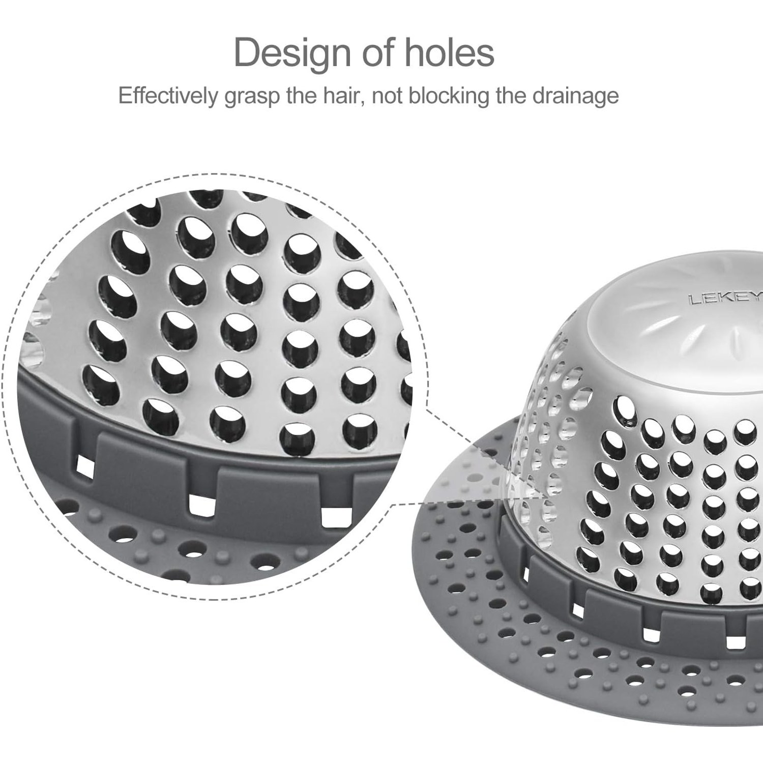 Pop Up Bath Drain Hair Catcher: image 4