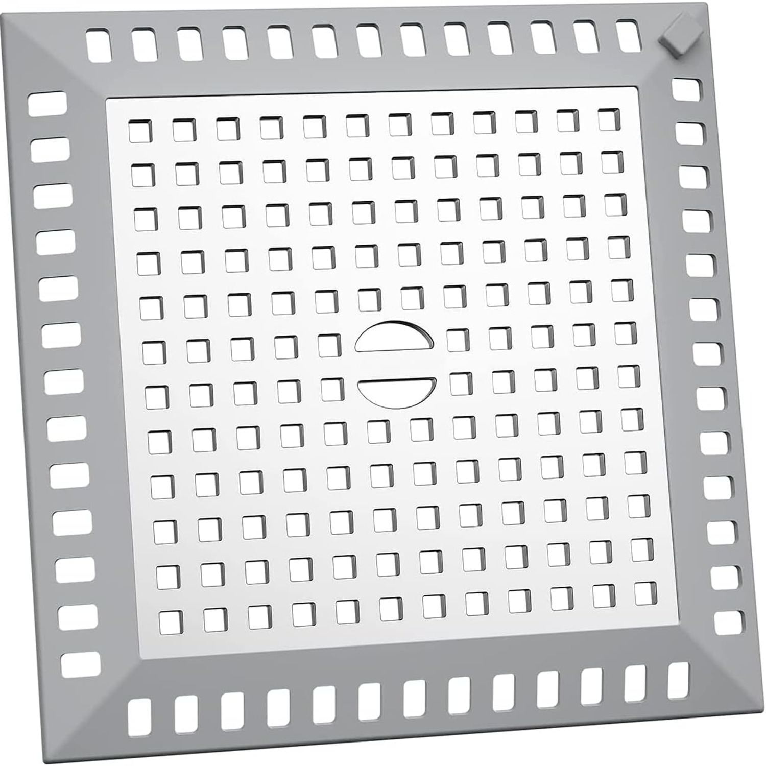 Square Shower Hair Strainer 125mm