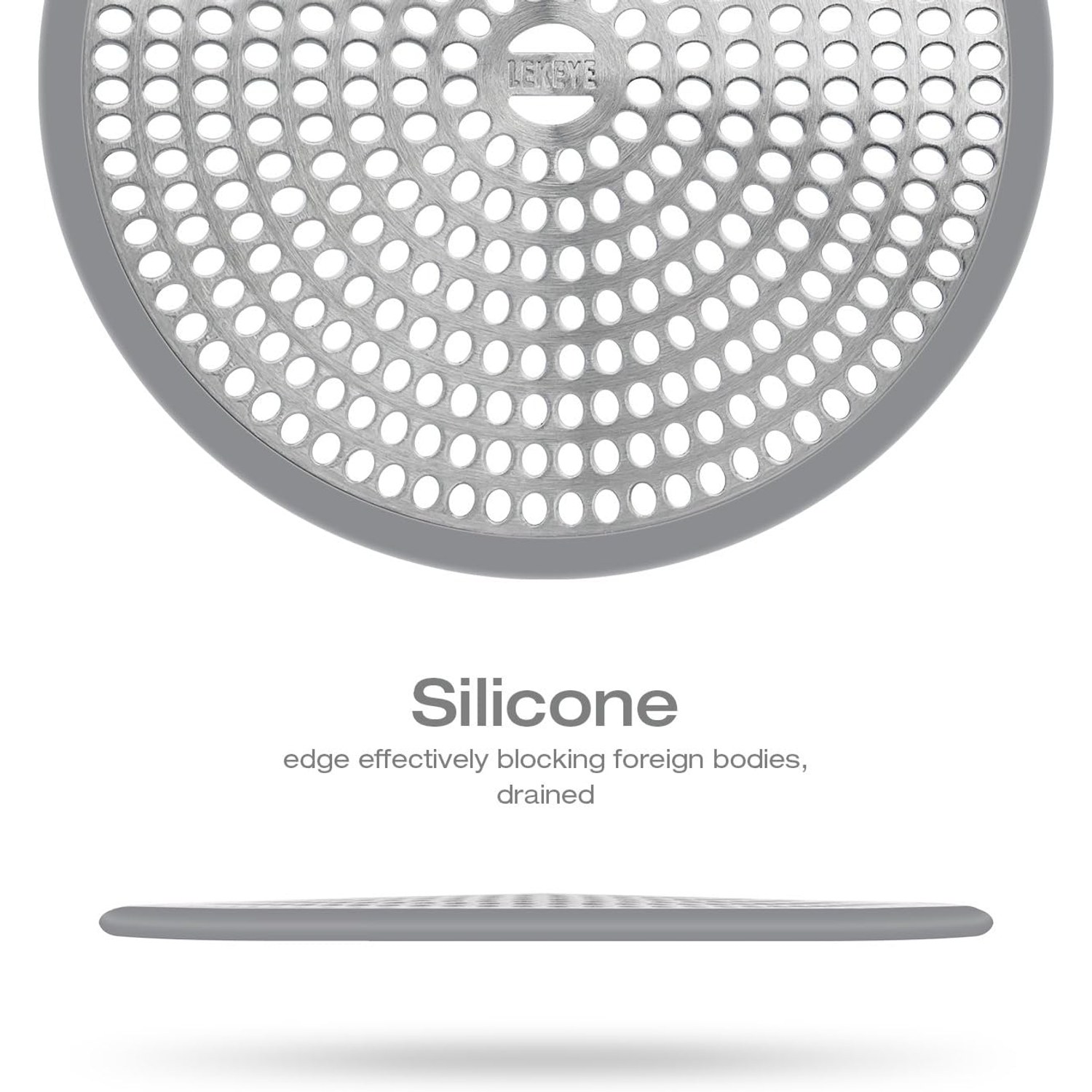 Stainless Steel and Silicone Shower Hair Catcher: image 4