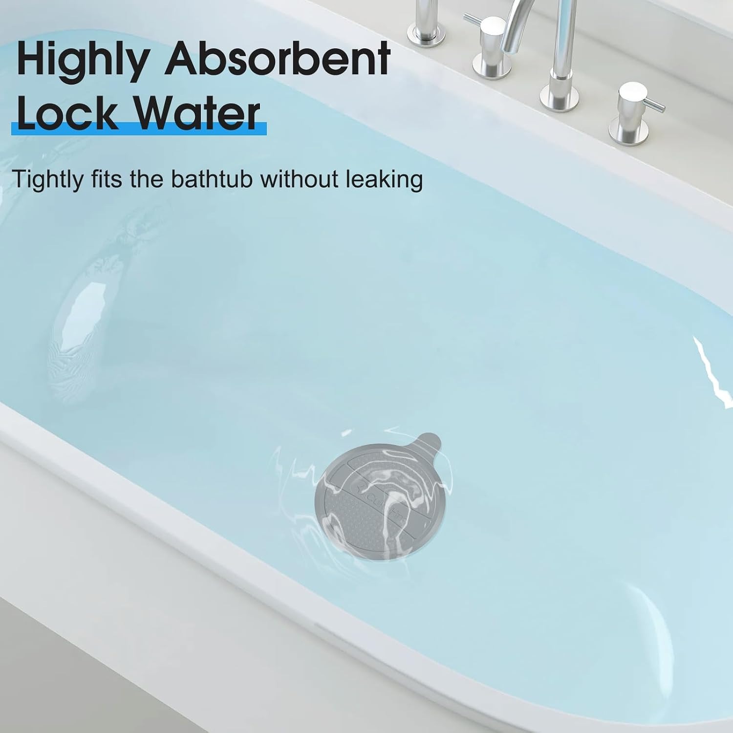 Silicone Bath Drain Stopper 2 Pack: image 5